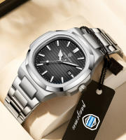 Reloj De Hombre PENGAGAR Lujo Deportivo Acero Inoxidable Resistente Al Agua Con Luminiscencia Y Mostrador De Fecha Estilo Elegante - details 11