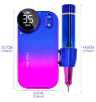 Máquina De Uñas Recargable 35000RPM Con Pantalla LCD Bajo Ruido Profesional Pulidora De Uñas Con Conjunto De Accesorios Para Manicura - details 8