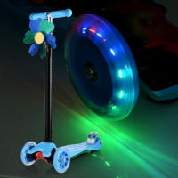 Rueda De Scooter LED 120*20mm PU Para Niños Rueda De Repuesto Para Scooter Con Iluminación En 5 Colores Accesorios Para Bicicletas Al Aire Libre - details 4
