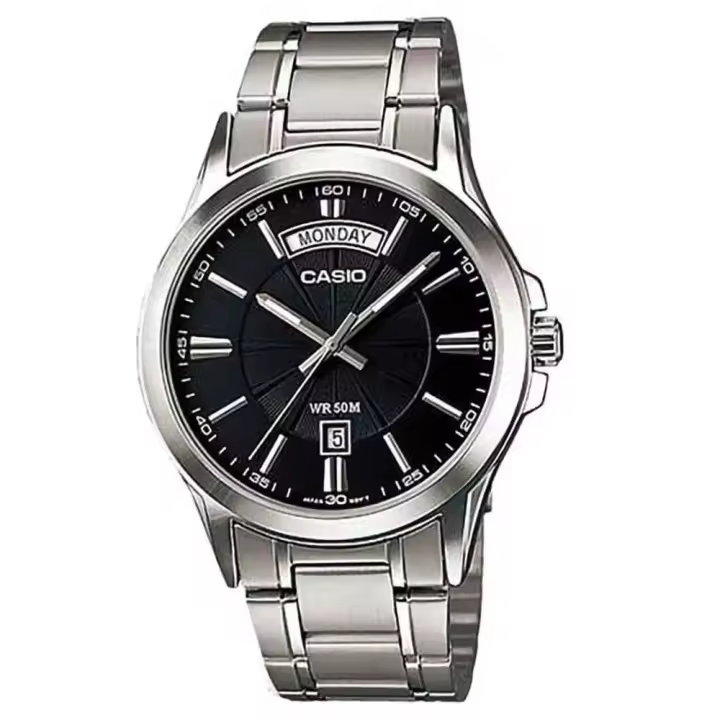 Casio Reloj Mtp1381d1a Plateado Hombre - 1
