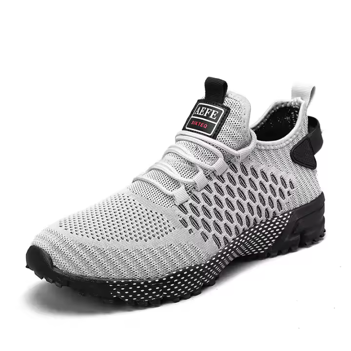 Zapatos De Deporte Casual Para Hombre MAEDEF 2024 Verano Transpirables Y Cómodos Zapatillas De Correr Y Caminar Con Cordones Material De Suela De Goma Talla Verdadera - 1