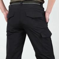 Pantalones Tácticos De Verano Para Hombre Resistentes Al Agua Y Al Aire Libre Pantalones De Cargo Militares Transpirables Y Secado Rápido - details 6