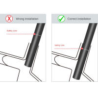 MEROCA Poste De Silla MTB Telescópico Ajustable 30.9/31.6mm Accesorios De Bicicleta Para Mountain Bike Post De Silla De Bicicleta - details 5