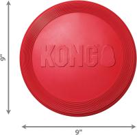 KONG Frisbee de Goma Classic Flyer para Perro Talla S - details 2