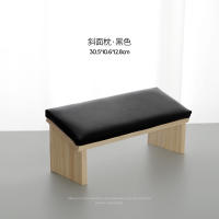 Almohadilla De Mano Para Manicura Blanca De Madera Alta Calidad Soporte De Brazo Para Uñas Estilo Tendido Y Plegable - details 2