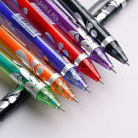 6pcs De Bolígrafos Retráctiles 0.5mm Borrables Con Tinta De Gran Capacidad Recambios Reemplazables Para Escuela Y Oficina - details 10