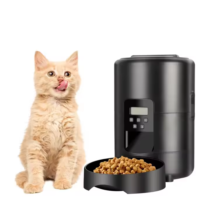 Dispensador Automático De Alimentos Para Mascotas 2L TuYa APP Control Inteligente Para Gatos Y Perros Alimento Seco Taza De Medición 50g-100g - 1