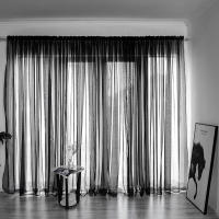 Cortinas De Moda Para Ventana Sencillas Y Modernas En Color Solido De Alta Calidad Decoración Festiva Para Bodas Y Hogar - details 55