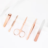 Kit De Manicura Y Pedicura Portátil 5 En 1 Con Brillo Para Hombres Mujeres Niñas Y Niños Regalo De Cumpleaños O Navidad - details 1