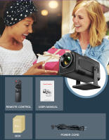 Proyector LYNCAST HY320 HD 4K Android 11 Dual WiFi6 BT5.0 390ANSI Native 1080P Para Cine Al Aire Libre Y Hogar Mini Proyector Mejorado HY300 - details 11