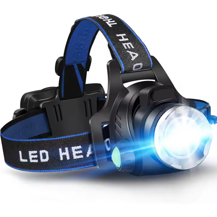Linterna Frontal LED De Inducción Potente Recargable USB/DC Aleación De Aluminio Impermeable Para Actividades Al Aire Libre Torchas Frontales De Alta Luminosidad - 1