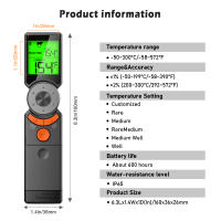 Termómetro Digital Portátil Para Carne Y BBQ Lectura Inmediata Impermeable Para Cocina Termómetro De Alimentos Con Pantalla LCD Mano a Ojo Número De Modelo: Food BBQ Thermometer - details 8