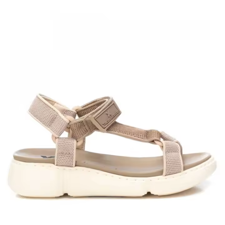 XTI 142917 02 Sandalias plataforma mujer 32189 24V SANDALIA T MACRAME BEIGE - 1