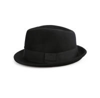 Sombrero De Lana Negra Vintage FS Para Hombres Y Mujeres Cordón Trilby Panama Capa De Gangsters Casco De Jazz Para Bodas Y Fiestas - details 1