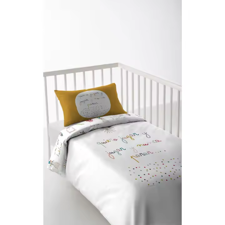 FUNDA NORDICA CUNA/MAXICUNA INFANTIL BEBÉ 100% ALGODÓN JUGAR HACIENDO EL INDIO FABRICADO EN ESPAÑA - 1