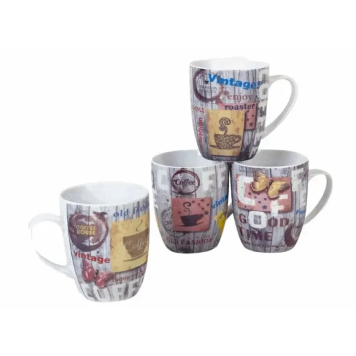 Bolsos Hf - Taza Porcelana Vintage - Café 325 Ml - Estilo Vintage - 1