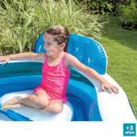 Piscina hinchable INTEX con asientos 229x229x66 cm - 990 l - details 4