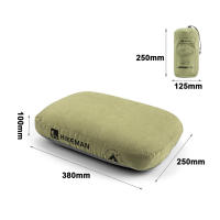 Almohada De Memoria Suave De Rebound Lenta Soporte Cervical Para Camping Exterior Viajes Almohada Portátil Noontime Neck Support Pillow - details 10