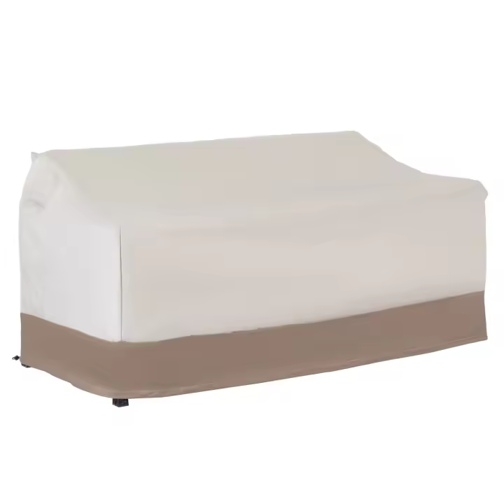 Outsunny Funda Protectora para Banco 2-3 Plaza Cubierta de Muebles Impermeable Exterior Jardín Protección contra Lluvia y Sol 152x87x59/79cm 600D Tela Oxford - 1