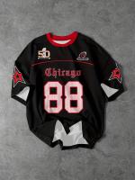 Camiseta Deportiva De Manga Corta Para Hombre Tallas Grandes Cómoda Y Transpirable Estilo Casual Con Contraste - details 4