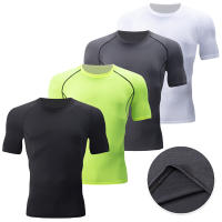 Camiseta Casual Para Hombres 1/4 Pack 2025 Quick-Drying Mixto Multicódigo Deportivo Manga Corta Estilo Joker Moda Para Adolescentes - details 27