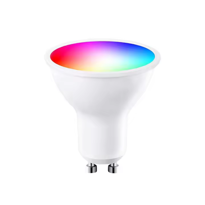 Bombilla LED Inteligente GU10 Tuya Smart Light Bluetooth Wifi Para Sala De Estar Y Dormitorio Con Foco De Luz RGB Controlable Por Alexa Google Alice - 1