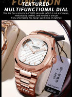 Reloj De Cuarzo Para Hombre BINBOND Marca Lujosa Resistente Al Agua Con Fecha Reloj De Pulsera De Acero Inoxidable Estilo Business - details 15