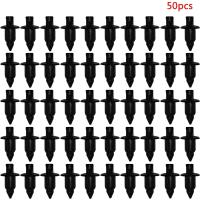10/50Pcs Clip De Rivetado Negro 6mm Para Panel De Carrocería Y Trim De Motocicleta Accesorios Para Honda Auto Fijador Y Clip - details 5
