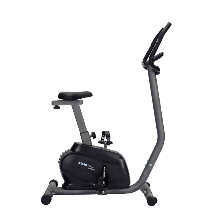 Bicicleta Estática Motorizada Keboo Serie 900 Magnética con Pulsómetro de Manillar, 16 Niveles, Asiento Ajustable y Pantalla LCD - Haz Ejercicio en Casa