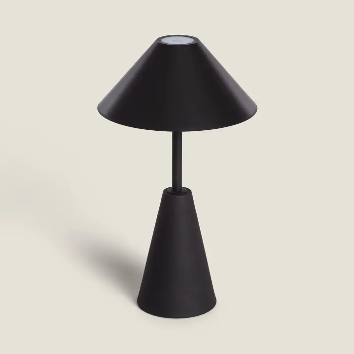 Lámpara de Mesa LED Portátil para Exterior Metal con Batería Recargable Chamle - 1