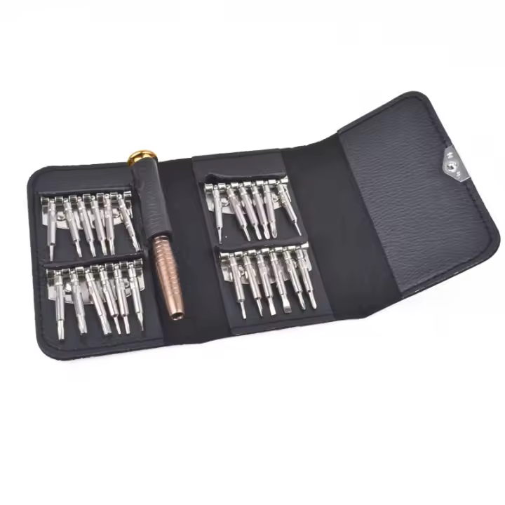 Juego De Herramientas De Reparación Universal 25 En 1 Torx Destornillador Para iPhone Celular Tablet PC Kit De Herramientas De Apertura Con Bolsa De Llaves - 1