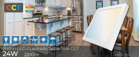 LED ATOMANT Plafón LED Cuadrado de Superficie 30x30cm 24W, CCT (Selector de Color Blanco Cálido, Neutro y Frío), 2200 Lúmenes, Driver Incluido, Instalación Rápida y Limpia, Ideal para Cocinas, Pasillos u Oficinas - details 0