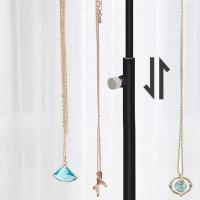 Expositor de Joyas 2 en 1 con Bandeja, 3 Barras en T Ajustables, Soporte para Collares, Pulseras y Pendientes con Agujeros - details 14