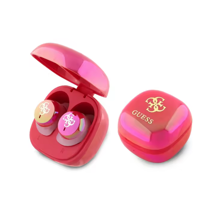 Airculares Bluetooth Guess 4G Logo Mini rosa Raíz Tecnophonía - 1