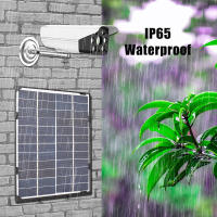 Panel Solar De 6W 12V Para Cámara De Seguridad Al Aire Libre Panel Solar Impermeable Para Farol De Calle Jardín Con Salida DC De 10ft - details 0