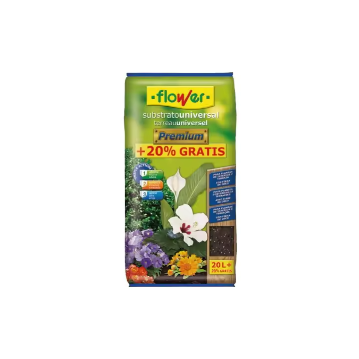 SUSTRATO UNIVERSAL PREMIUM 20L. FLOWER - 1