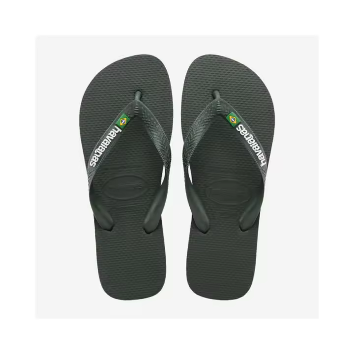 HAVAIANAS BRASIL LOGO GREEN OLIVE/G - 1