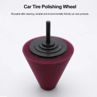 Pulidor De Coche Pincel De Esponja De Poliuracano Para Cera Automotriz Kit De Pulido De Ruedas Y Eje Herramienta De Limpieza Para Vehículos - details 2