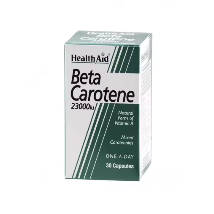Health Aid Betacaroteno Natural  23000 Ui 30 Caps.. - 1