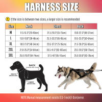 Harnés De Remolque Para Perros De Gran Tamaño Harnés De Pesas Para Correr En Bicicleta Skijoring Scootering X Back Reflectante Y Padded Para Husky Y Otros Cachorros De Medio Grande - details 0
