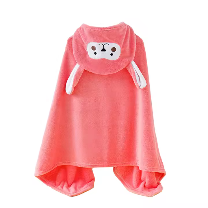 DAM. Bata manta infantil diseño conejito. 150x1x65cm. - 1