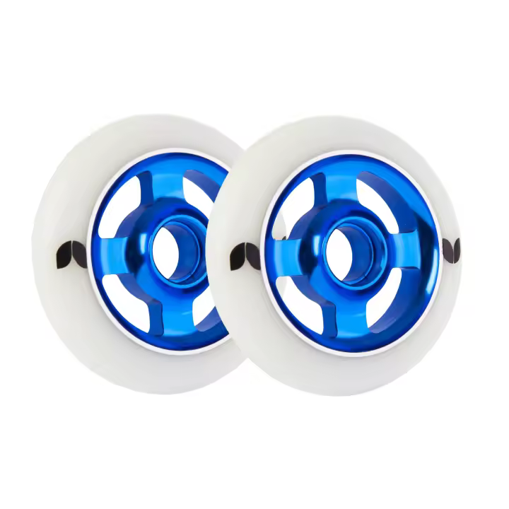 Blazer Pro Scooter Patinete Skate Scooter - Stormer 4 Spoke Aluminium Blue 100 MM (set 2) - 1