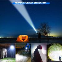 Linterna LED Potente Recargable Ultra Brillante Portátil Torcha Exterior Emergencia Camping Lámpara Luz Fuerte Impermeable Aluminio - details 5
