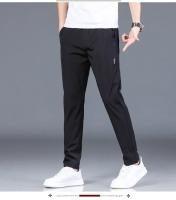 Pantalones Casuales Para Hombre Verano 2024 Estilo Coreano Elásticos Rectos Ajustados Cómodos Trajes Negocios Verde Militar - details 17