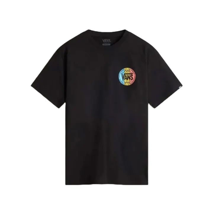 Camiseta Negra Vans Retro Co Black Suave Y Transpirable - 1