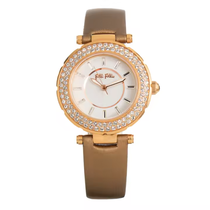 Folli Follie Reloj Análogico-Digital para Mujer de Automático con Correa en Cuero S0357008 - 1