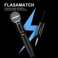 Micrófono Inalámbrico Profesional PG58 2 Canales UHF Frecuencia Fija Micrófono De Mano Para Fiesta Karaoke Iglesia Show Reunión - details 3