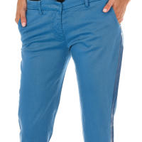 MET-Pantalon pirata con bajos con corte recto 70DBF0508-T212 para Mujer