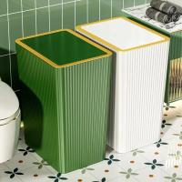 Basurero Automático De Lujo 12/15L Con Tapa Y Recipiente Grande Para Cocina Dormitorio Baño Ecológico Y Resistente Al Agua - details 0