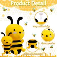 Abeja Animal de Plush Lindo Abeja de Plush Kawaii Muñeco de Peluche Regalo de San Valentín para Niños Novia - details 0